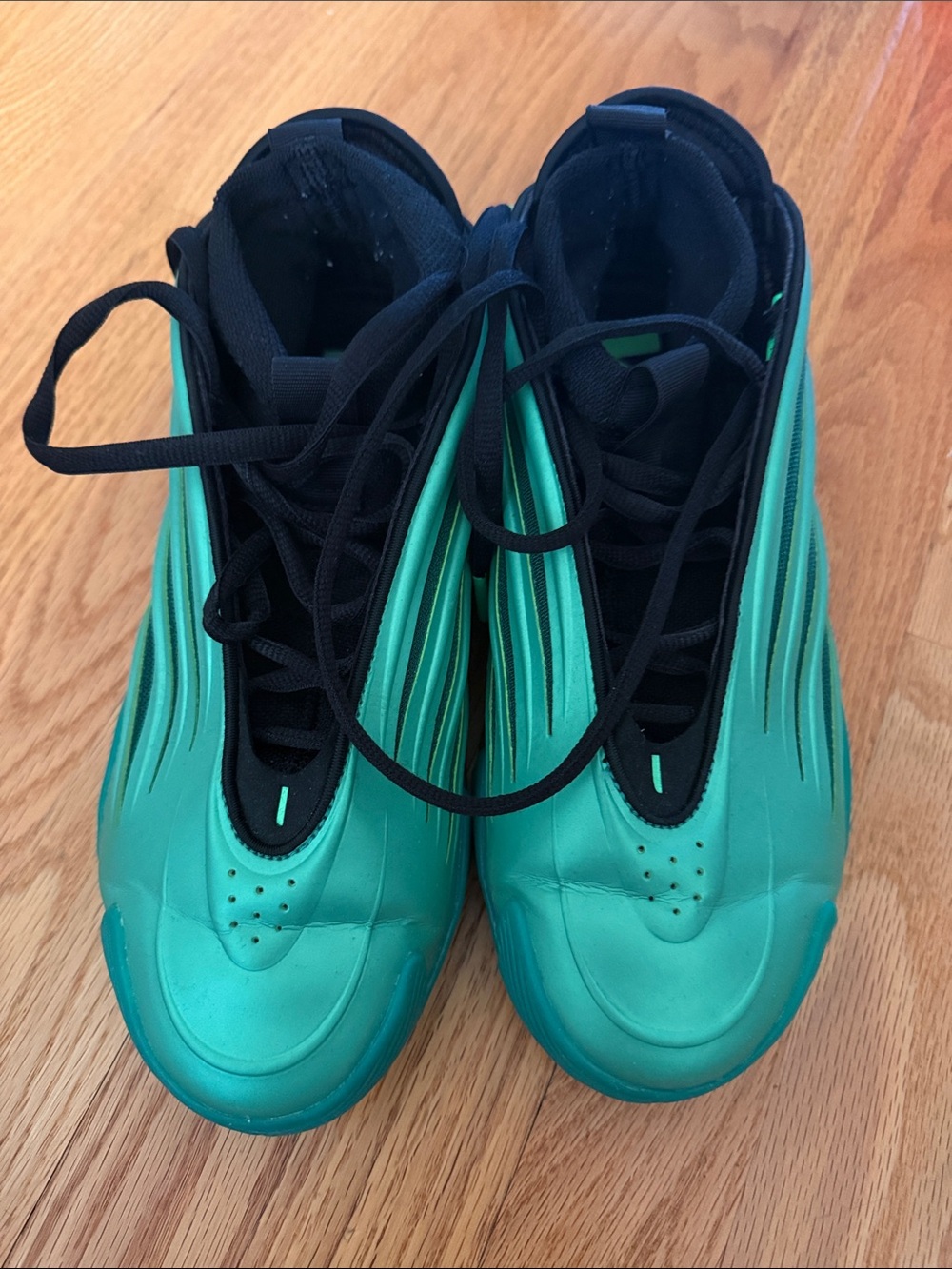 adidas Men's Harden Volume 9 Basketball Shoes in Green and Black